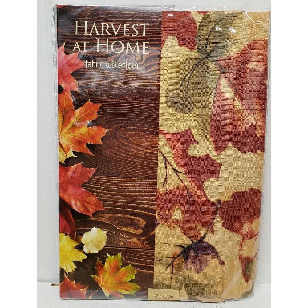 Printed Fabric Tablecloth, 52